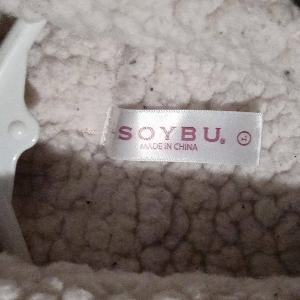 Long zip up hoodie soybu size L